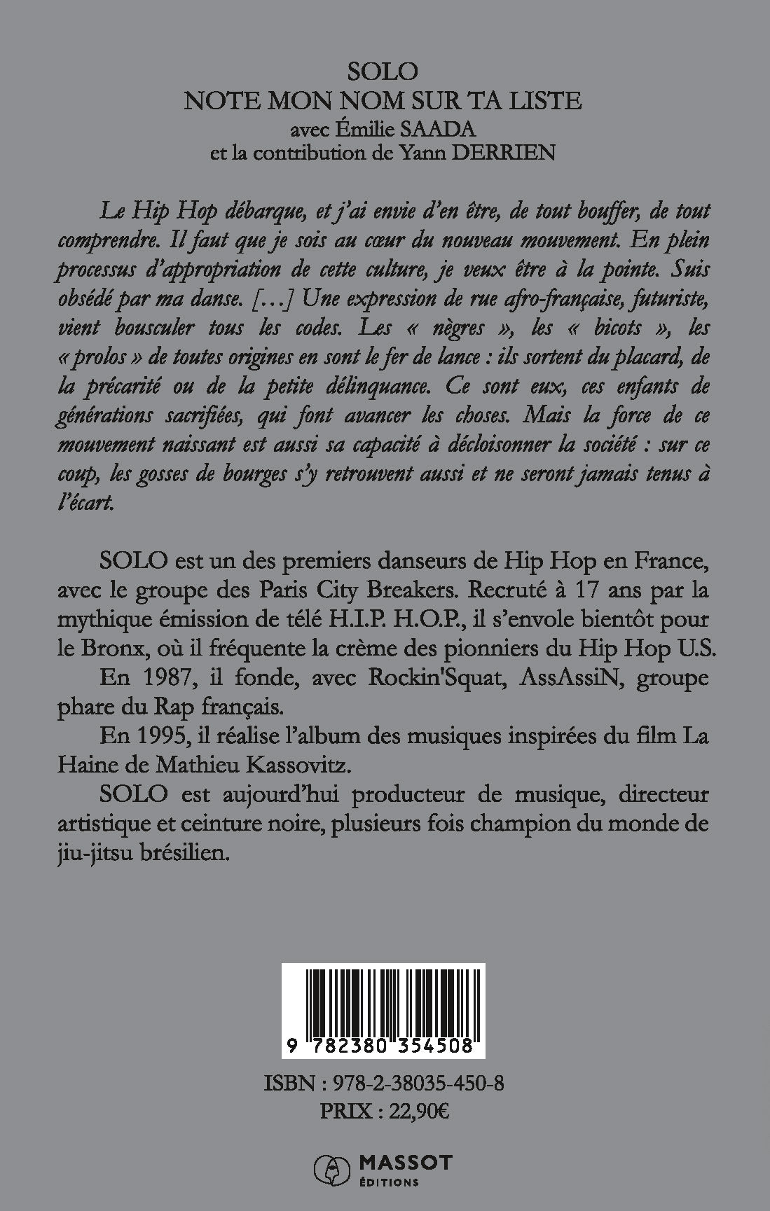Note Mon nom sur ta liste